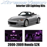 XtremeVision Interior LED for Honda S2000 S2K 2000-2009 (4 Pieces) Pink Interior