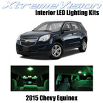 XtremeVision Interior LED for Chevy Equinox 2015 (11 Pieces) Green Interior LED