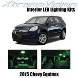 XtremeVision Interior LED for Chevy Equinox 2015 (11 Pieces) Green Interior LED