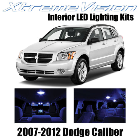 XtremeVision Interior LED for Dodge Caliber 2007-2012 (6 Pieces) Blue Interior L