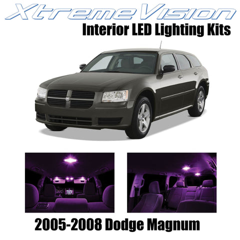 XtremeVision Interior LED for Dodge Magnum 2005-2008 (7 Pieces) Pink Interior LE