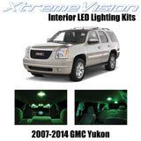 XtremeVision Interior LED for GMC Yukon 2007 - 2014 (12 Pieces) Green Interior L