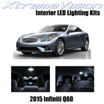 XtremeVision Interior LED for Infiniti Q60 2015+ (9 Pieces) Pure White Interior
