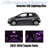 XtremeVision Interior LED for Toyota Yaris 2012-2015 (6 Pieces) Pink Interior LE