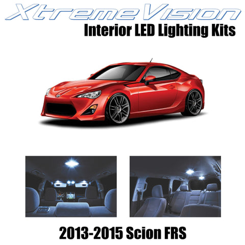 XtremeVision Interior LED for Scion FR-S FRS 2013-2015 (10 Pieces) Cool White In