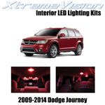 XtremeVision Interior LED for Dodge Journey 2009-2014 (7 Pieces) Red Interior LE