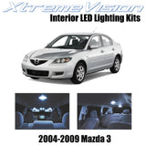 XtremeVision Interior LED for Mazda 3 MS3 2004-2009 (10 Pieces) Cool White Inter
