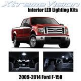 XtremeVision Interior LED for Ford F-150 2009-2014 (12 Pieces) Pure White Interi