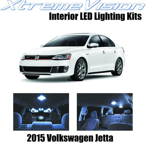 Xtremevision Interior LED for Volkswagen Jetta 2015+ (9 Pieces) Cool White Interior LED Kit + Installation Tool