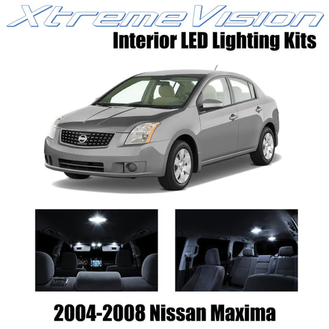 XtremeVision Interior LED for Nissan Maxima 2004-2008 (18 Pieces) Pure White Int