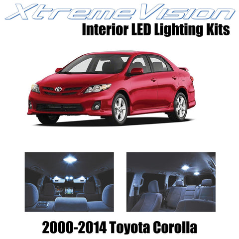 XtremeVision Interior LED for Toyota Corolla 2000-2014 (14 Pieces) Cool White In