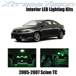XtremeVision Interior LED for Scion TC 2005-2007 (10 Pieces) Green Interior LED