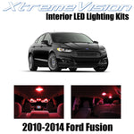 XtremeVision Interior LED for Ford Fusion 2010-2014 (5 Pieces) Red Interior LED