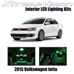 XtremeVision Interior LED for Volkswagen Jetta 2015+ (9 Pieces) Green Interior L