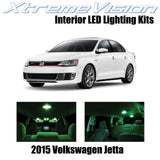 XtremeVision Interior LED for Volkswagen Jetta 2015+ (9 Pieces) Green Interior L