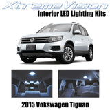 XtremeVision Interior LED for Volkswagen Tiguan 2015+ (9 Pieces) Cool White Inte