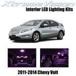 XtremeVision Interior LED for Chevy Volt 2011-2014 (7 Pieces) Pink Interior LED