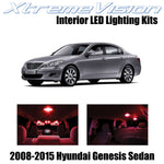 XtremeVision Interior LED for Hyundai Genisis Sedan 2008-2015 (10 Pieces) Red In