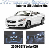 XtremeVision Interior LED for Volvo C70 2006-2015 (10 Pieces) Cool White Interior LED Kit + Installation Tool