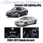 XtremeVision Interior LED for Honda Accord 2003-2012 (12 Pieces) Pure White Inte