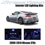 XtremeVision Interior LED for Nissan 370Z 2009-2014 (8 Pieces) Blue Interior LED