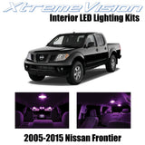 XtremeVision Interior LED for Nissan Frontier 2005-2015 (5 Pieces) Pink Interior
