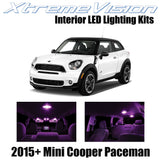 XtremeVision Interior LED for Mini Cooper Paceman 2015+ (17 Pieces) Pink Interio