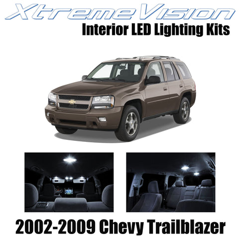 XtremeVision Interior LED for Chevy Trailblazer 2002-2009 (16 Pieces) Pure White