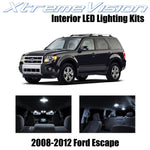 XtremeVision Interior LED for Ford Escape 2008-2012 (8 Pieces) Pure White Interi