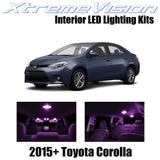 XtremeVision Interior LED for Toyota Corolla 2015+ (6 Pieces) Pink Interior LED