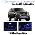 XtremeVision Interior LED for Ford Expedition 2015+ (11 Pieces) Blue Interior LE