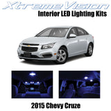 XtremeVision Interior LED for Chevy Cruze 2015 (12 Pieces) Blue Interior LED Kit