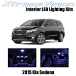 XtremeVision Interior LED for Kia Sedona 2015+ (9 Pieces) Blue Interior LED Kit