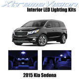 XtremeVision Interior LED for Kia Sedona 2015+ (9 Pieces) Blue Interior LED Kit
