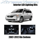 XtremeVision Interior LED for Kia Sedona 2007-2012 (11 Pieces) Pure White Interi