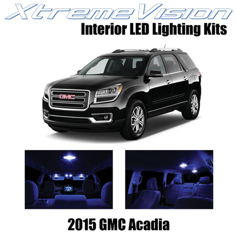 XtremeVision Interior LED for GMC Acadia 2015+ (12 Pieces) Blue Interior LED Kit
