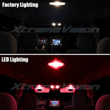 XtremeVision Interior LED for Infiniti Q50 Sedan 2014-2015 (10 Pieces) Red Inter
