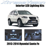 XtremeVision Interior LED for Hyundai Santa Fe 2013-2014 (5 Pieces) Cool White I