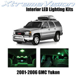 XtremeVision Interior LED for GMC Yukon 2001 - 2006 (18 Pieces) Green Interior L