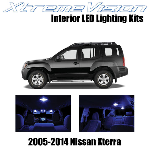 XtremeVision Interior LED for Nissan Xterra 2005-2014 (8 Pieces) Blue Interior L