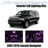 XtremeVision Interior LED for Lincoln Navigator 2007-2015 (5 Pieces) Pink Interi
