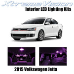XtremeVision Interior LED for Volkswagen Jetta 2015+ (9 Pieces) Pink Interior LE