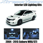 XtremeVision Interior LED for Subaru WRX STI 2004-2015 (6 Pieces) Cool White Interior LED Kit + Installation Tool
