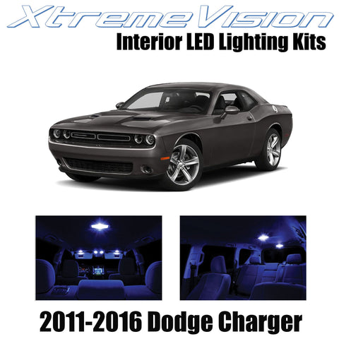 XtremeVision Interior LED for Dodge Challenger 2011-2016 (16 Pieces) Blue Interi