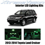XtremeVision Interior LED for Toyota Land Cruiser 2013-2014 (9 Pieces) Green Int