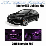 XtremeVision Interior LED for Chrysler 200 2015+ (11 Pieces) Pink Interior LED K