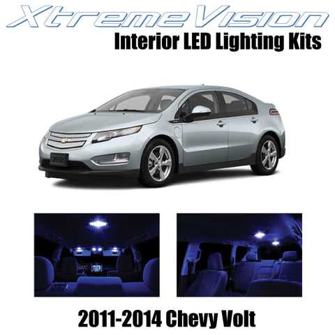 XtremeVision Interior LED for Chevy Volt 2011-2014 (7 Pieces) Blue Interior LED