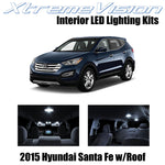 XtremeVision Interior LED for Hyundai Santa Fe w/Panoramic Roof 2015+ (9 Pieces)