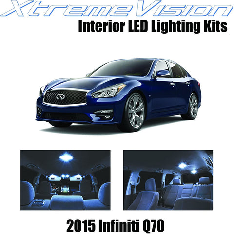 Xtremevision Interior LED for Infiniti Q70 2015+ (13 Pieces) Interior LED Kit + Installation Tool