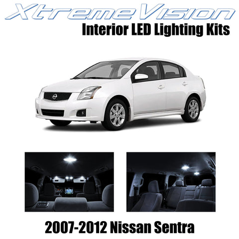 XtremeVision Interior LED for Nissan Sentra 2007-2012 (6 Pieces) Pure White Inte